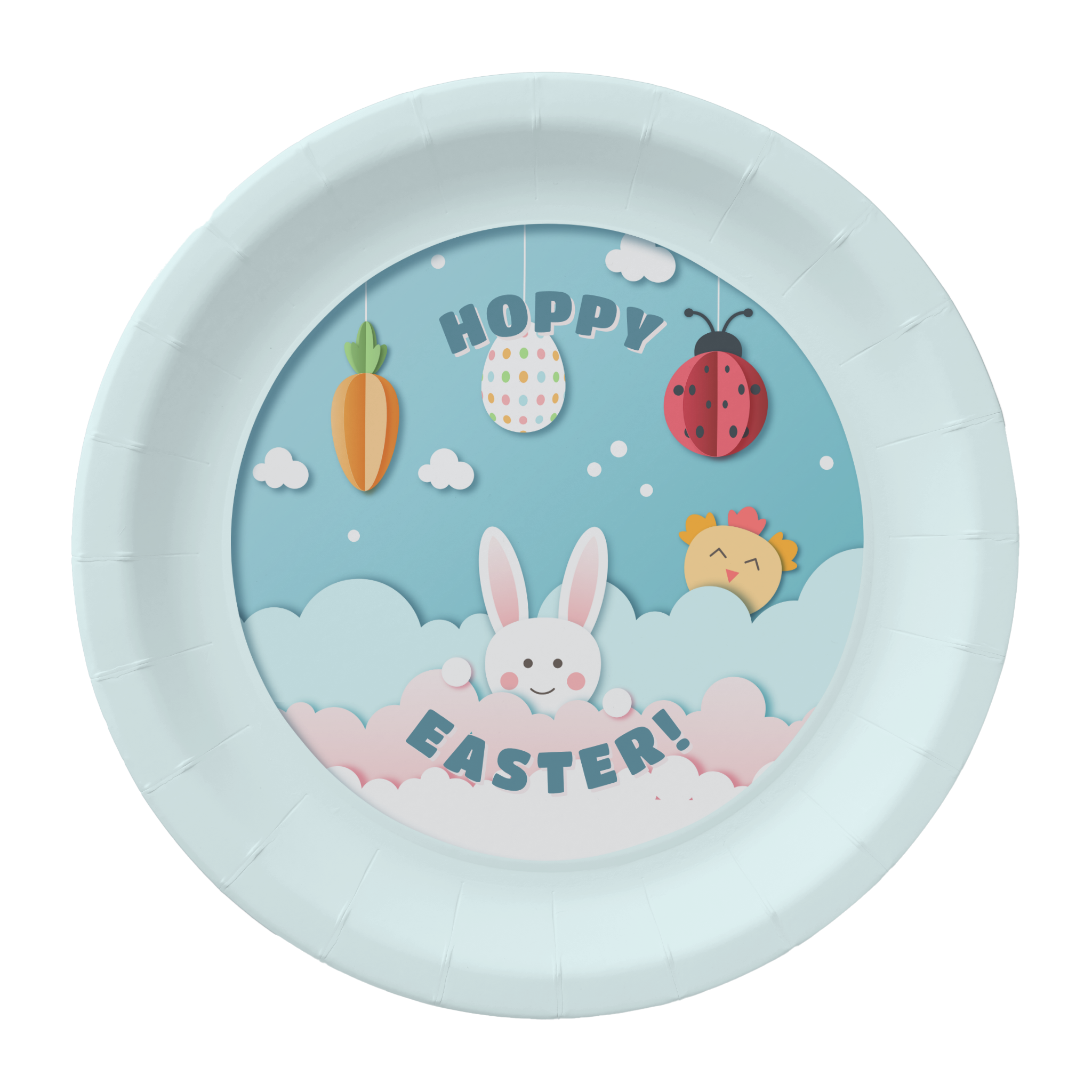 Easter Cut-out Paper Plates